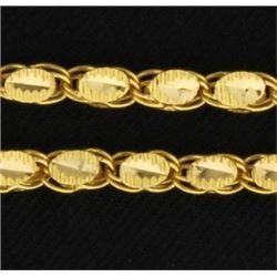 21 inch 18k Gold Designer Neck Chain