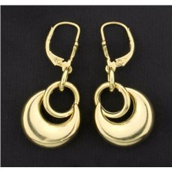 14K Yellow Gold Dangle Earrings