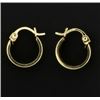 Image 2 : 14K Small Hoop Earrings