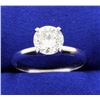 Image 1 : 1.13 carat diamond solitaire ring