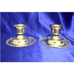 Vintage sterling Candle sticks