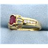 Image 2 : Ruby & Diamond Ring