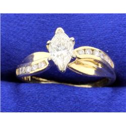 Marquise Diamond Ring