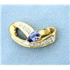 Image 1 : Tanzanite & Diamond Slide