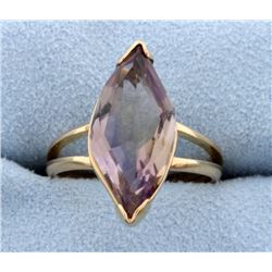 6 Carat Smoky Quartz Ring