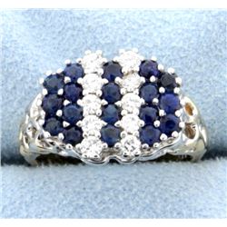 Sapphire and Diamond Ring