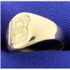 Image 2 : "B" Initial or Monogram Ring