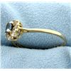 Image 2 : Blue Topaz & Diamond Ring