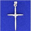 Image 1 : Cross Pendant with Diamond