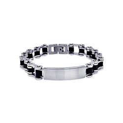 Stainless Steel ID Biker Chain Bracelet ssb00122