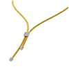 Image 1 : Sterling Silver Gold & Rhodium Plated Italian Necklace ITN00106GP