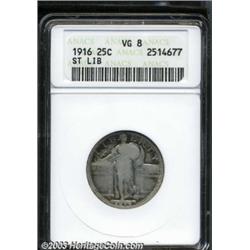 1916 25C VG8 ANACS.