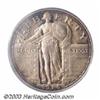 Image 1 : 1916 25C AU55 Full Head PCGS.