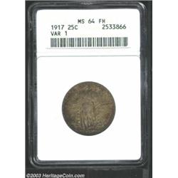 1917 25C Type One MS64 Full Head ANACS.