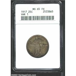 1917 25C Type One MS65 Full Head ANACS.