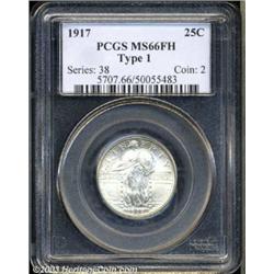 1917 25C Type One MS66 Full Head PCGS.