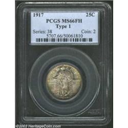 1917 25C Type One MS66 Full Head PCGS.