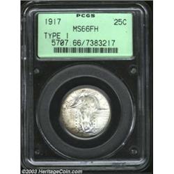 1917 25C Type One MS66 Full Head PCGS.