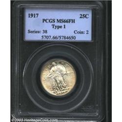 1917 25C Type One MS66 Full Head PCGS.