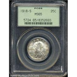 1918-S 25C MS65 PCGS.