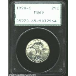 1928-S 25C MS65 PCGS.