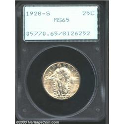 1928-S 25C MS65 PCGS.