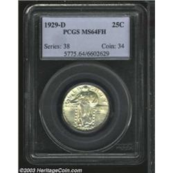 1929-D 25C MS64 Full Head PCGS.