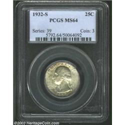1932-S 25C MS64 PCGS.