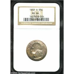 1932-S 25C MS64 NGC.