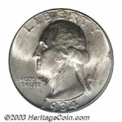1934-D 25C MS66 PCGS.