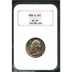 1936-D 25C MS65 NGC.