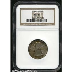 1944-D 25C MS67 NGC.