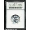 Image 1 : 1947-S 25C MS67 ANACS.