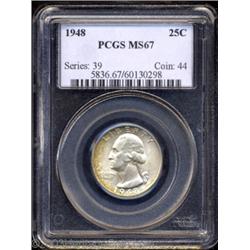 1948 25C MS67 PCGS.