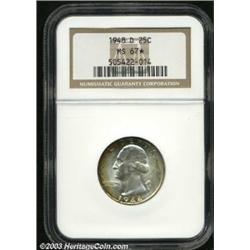 1948-D 25C MS67 NGC.