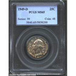 1949-D 25C MS65 PCGS.