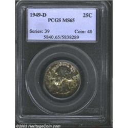 1949-D 25C MS65 PCGS.