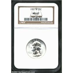 1951-D 25C MS67 NGC.