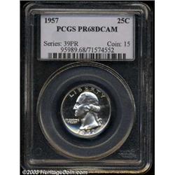 1957 25C PR68 Deep Cameo PCGS.