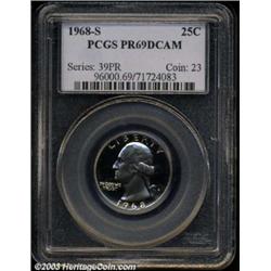 1968-S 25C PR69 Deep Cameo PCGS.