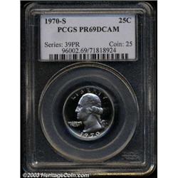 1970-S 25C PR69 Deep Cameo PCGS.