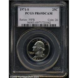 1971-S 25C PR69 Deep Cameo PCGS.