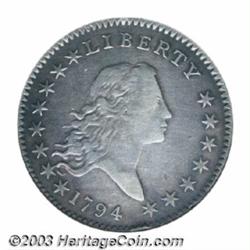 1794 50C --Tooled, Cleaned--ANACS. XF Details, Net VF20.