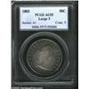 Image 3 : 1803 50C Large 3 AU55 PCGS.