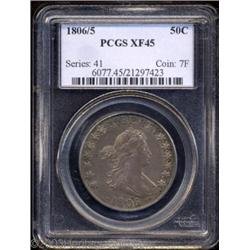 1806/5 50C XF45 PCGS.