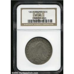 1807 50C Draped Bust XF40 NGC.