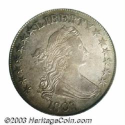1807 50C Draped Bust AU58 PCGS.