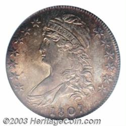 1807 50C Large Stars, 50 Over 20 MS65 PCGS.