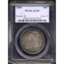 1809 50C AU53 PCGS.