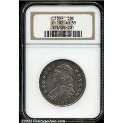 1809 50C AU55 NGC.